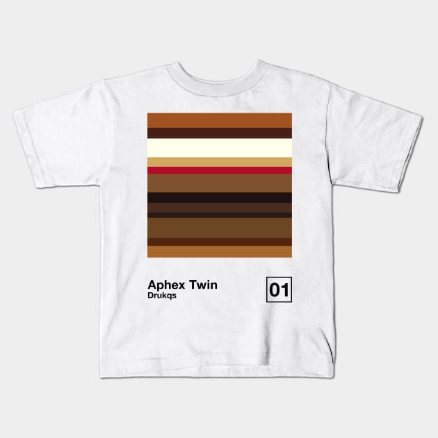 Drukqs / Minimal Style Graphic Artwork Kids T-Shirt by saudade